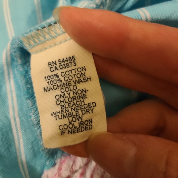 Size 0 American eagle button down 3/4 sleeve - Picture 5 of 5